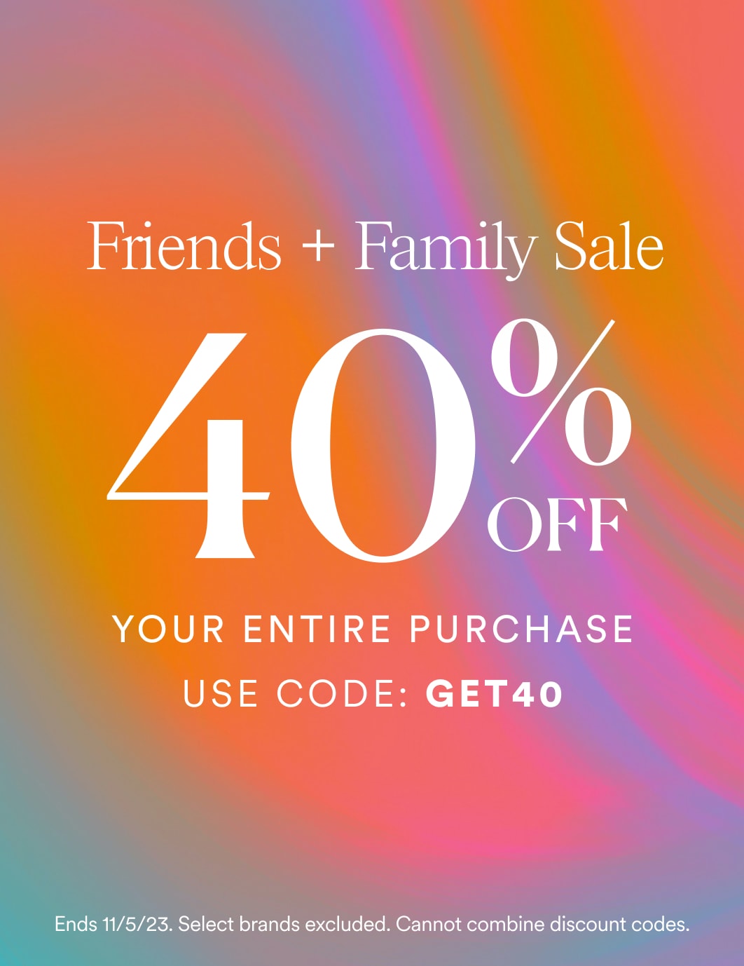 Friends & Family Sale: 30% Off with Code + FREE Shipping